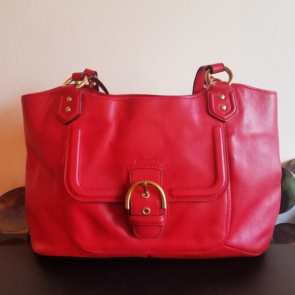 Vintage Coach Campbell Belle Leather Handbag - Picture 1 of 7